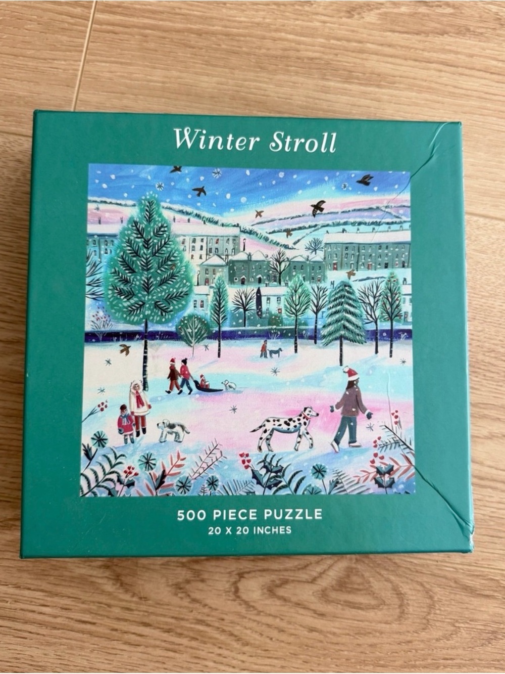 Galison 500 Piece ‘Winter Stroll’ Puzzle